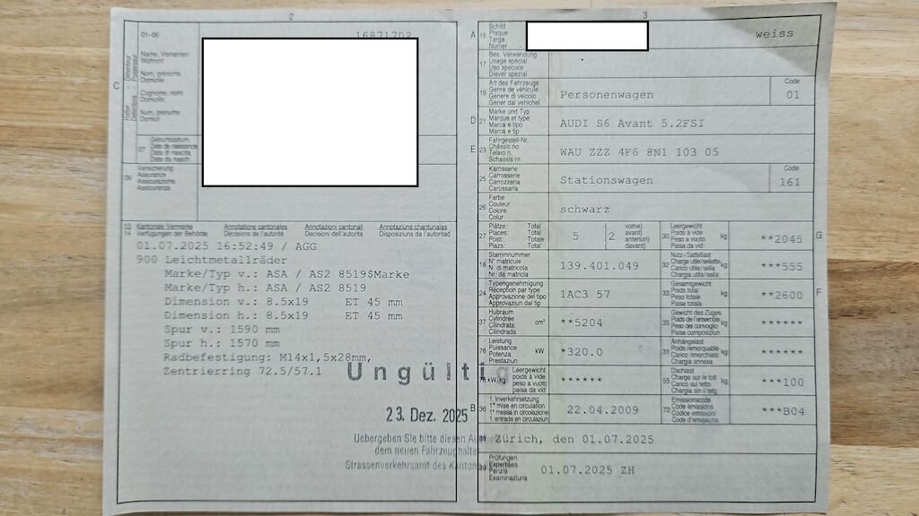 AUDI S6 Avant 5.2 V10 FSI quattro