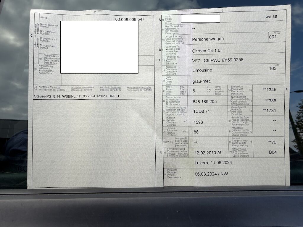 Citroen C4 1.6i VTR 120