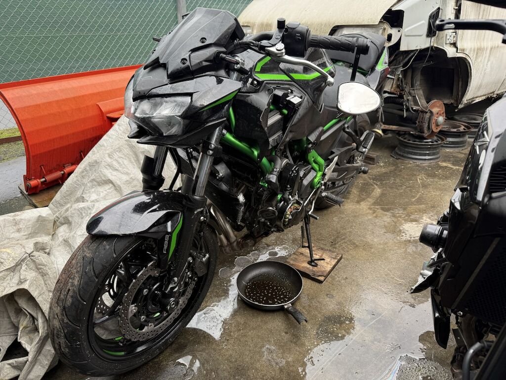 Kawasaki Z650 - 35kW Drosselung