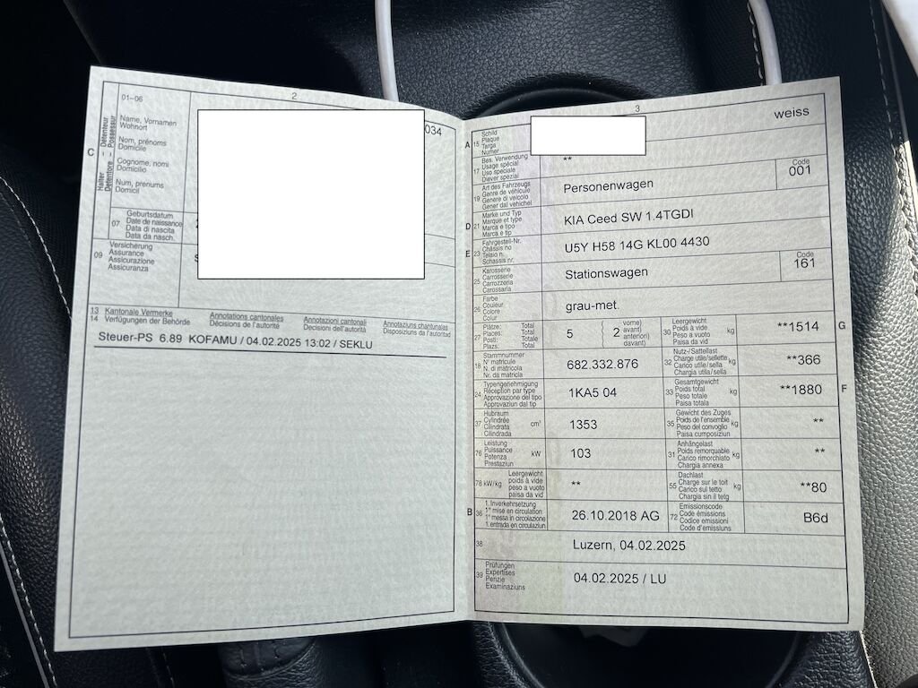 Kia Ceed SW 1.4 T-GDi Trend