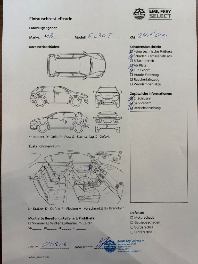 Mercedes Benz E 230 T