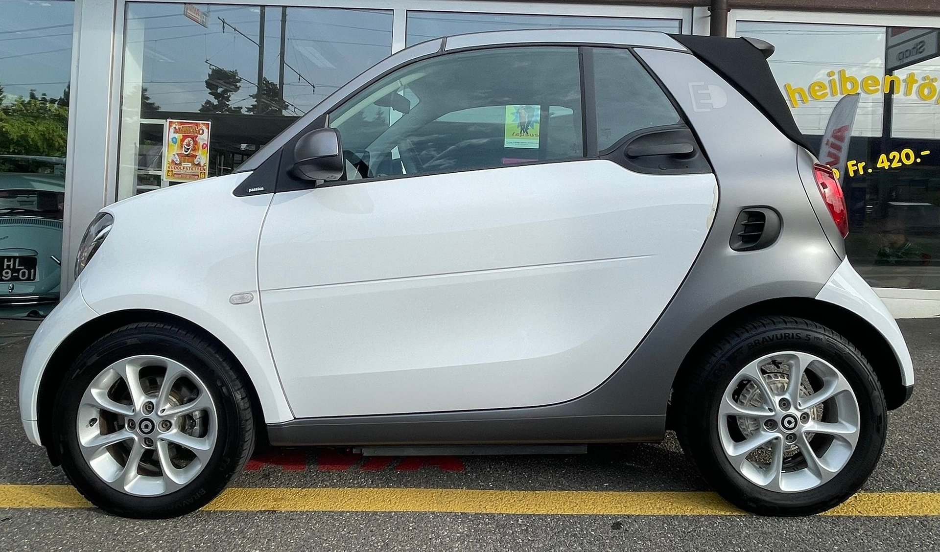SMART Fortwo Cabrio EQ passion | BATTERIE INKL. | COOL & MEDIA | PARKHILFE