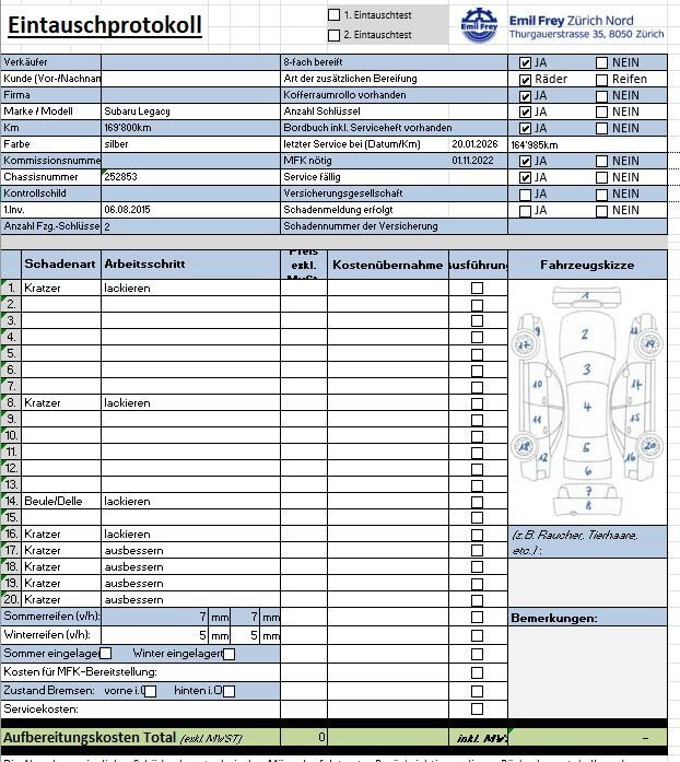 Subaru Legacy Station 2.0i Final Edition