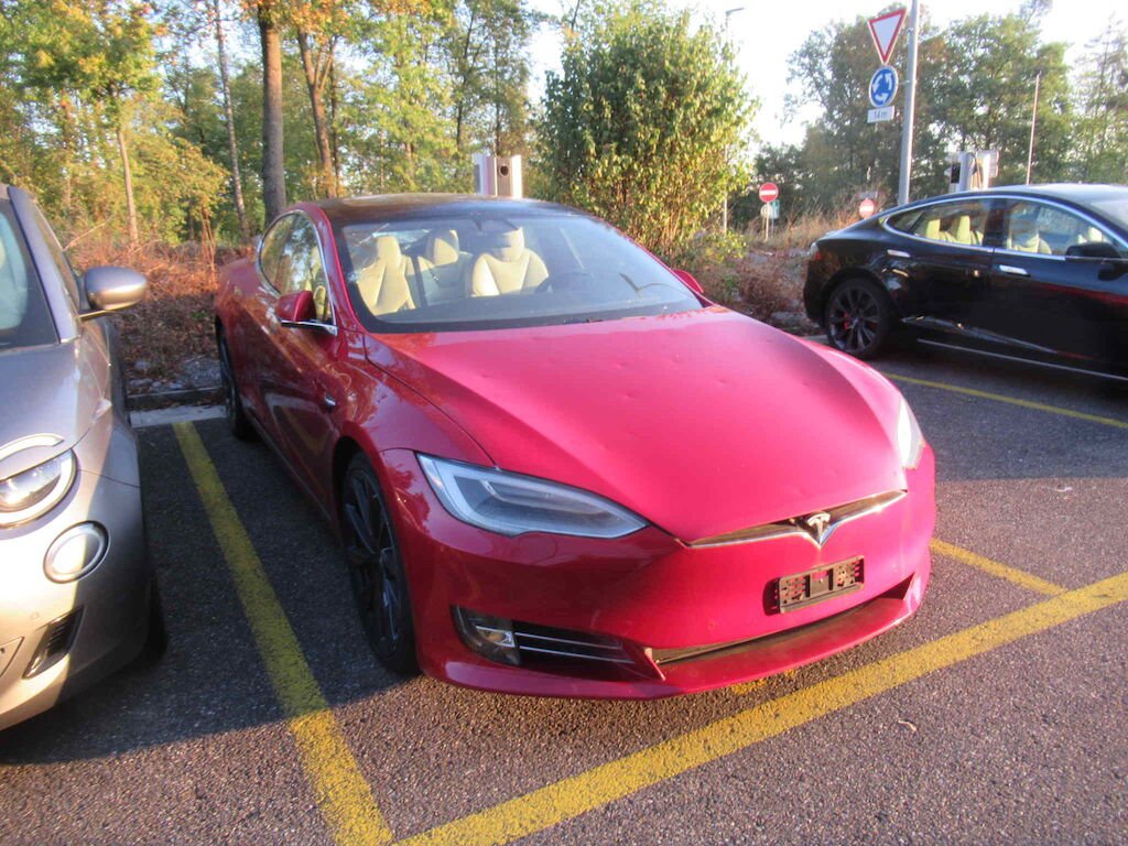 TESLA MODEL S STAND.REICHWEITE