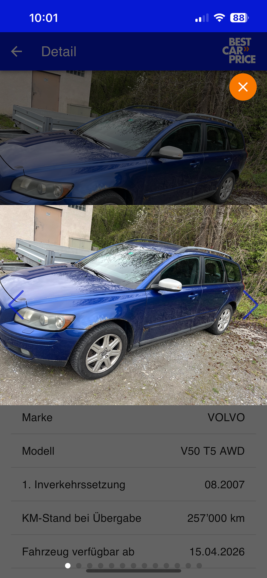 VOLVO V50 T5 AWD